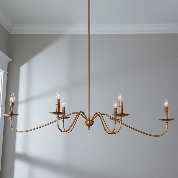 Beaming Brass Island Chandelier added by Jenna Quinones