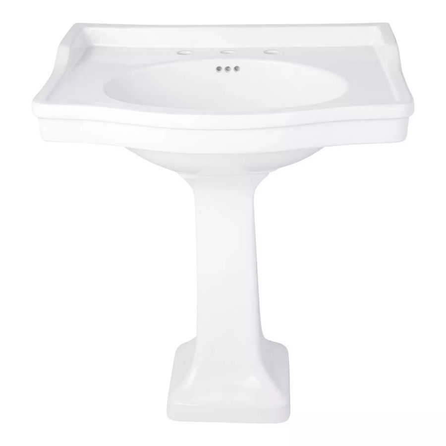 30" Cierra Porcelain Pedestal Sink added by Rochelle Bloom