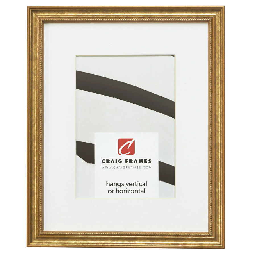 Craig Frames 314GD 16x20 inch Ornate Gold Picture Frame Matted for a 11x14 Photo added by Emily Perdue