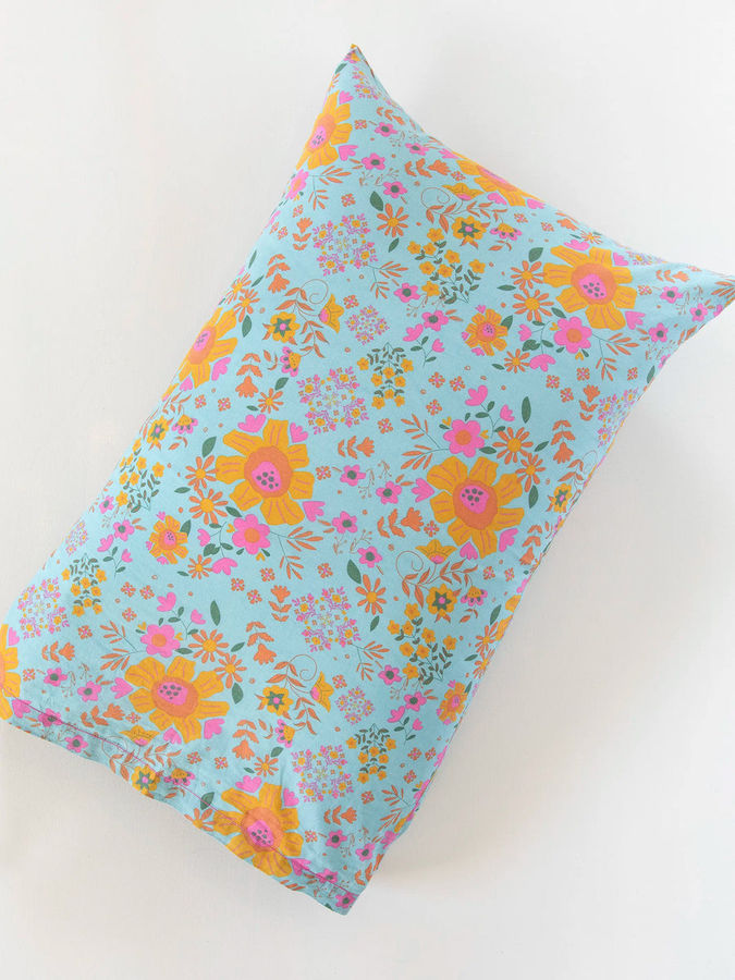 Mix & Match Soft Cotton Pillowcase, Single - Blue Lula added by Melissa Fraum