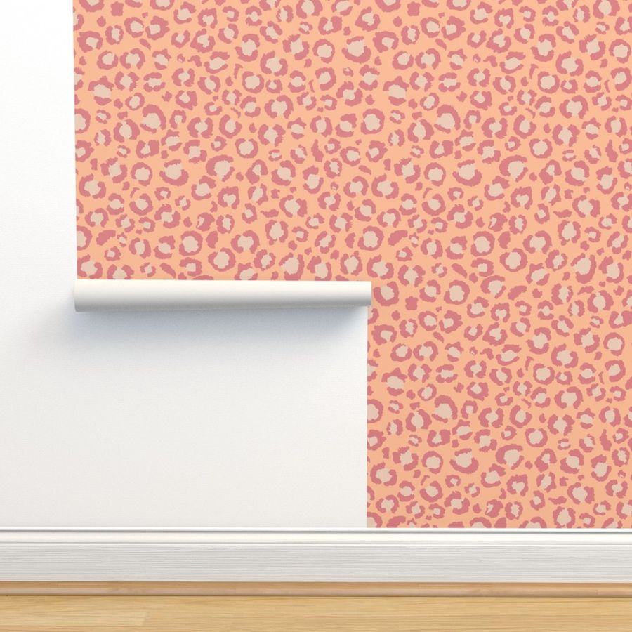 Leopard Spots Print - Large Scale - Wallpaper | Spoonflower added by Miranda Sikes