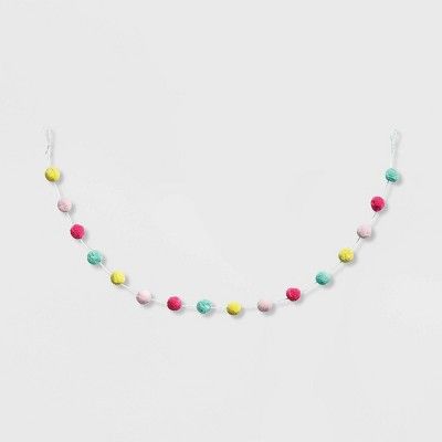 60" Pom Pom Bright Garland - Spritz™ added by Emily Perdue