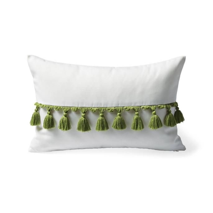 14" x 21" Lumbar Gingko Tasseled Pillow added by rebecca castro