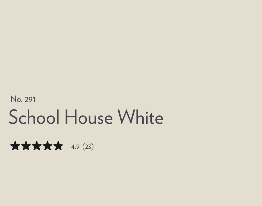 School House White No.291 | Handcrafted Paint added by Hannah Hartman