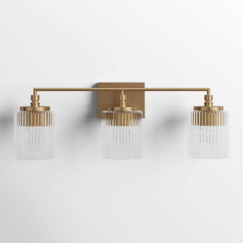 Adalina 3 Light Ribbed Dimmable Vanity Light added by Audriana Jenkins