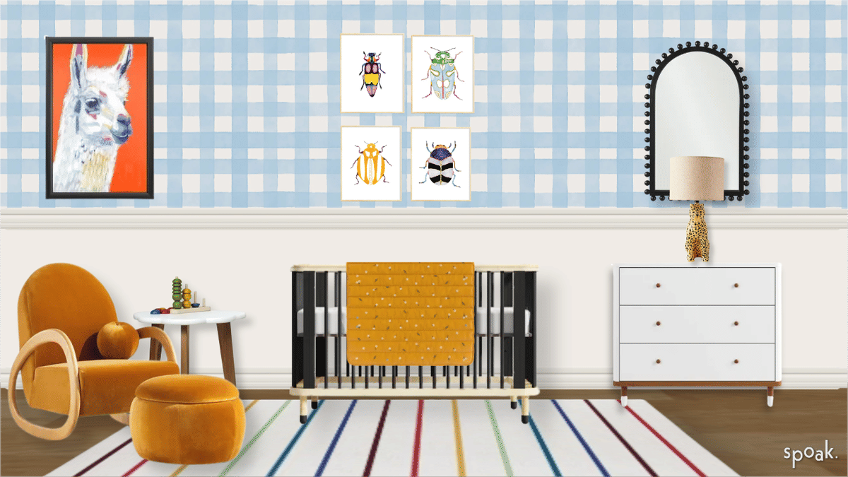 Scandinavian Nursery Inspiration designed by Kaci Chesser McCombs
