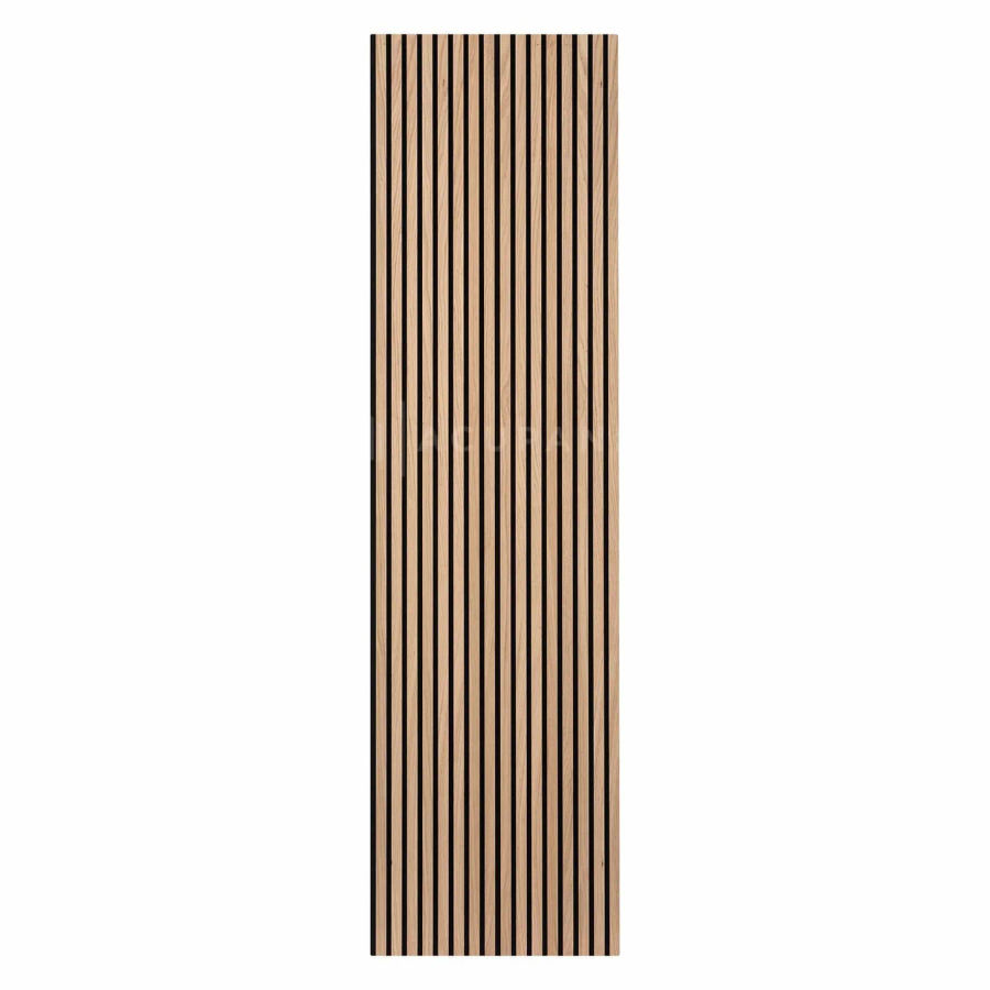Natural Oak Acoustic Slat Wood Wall Panels added by Elena Coyle