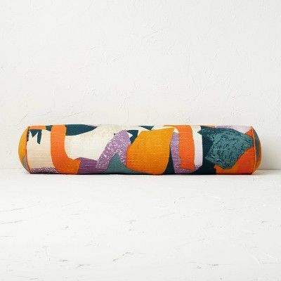 Oversized Bolster Jungalow Geo Print Decorative Throw Pillow - Opalhouse™ designed with Jungalow™ added by April Meisner