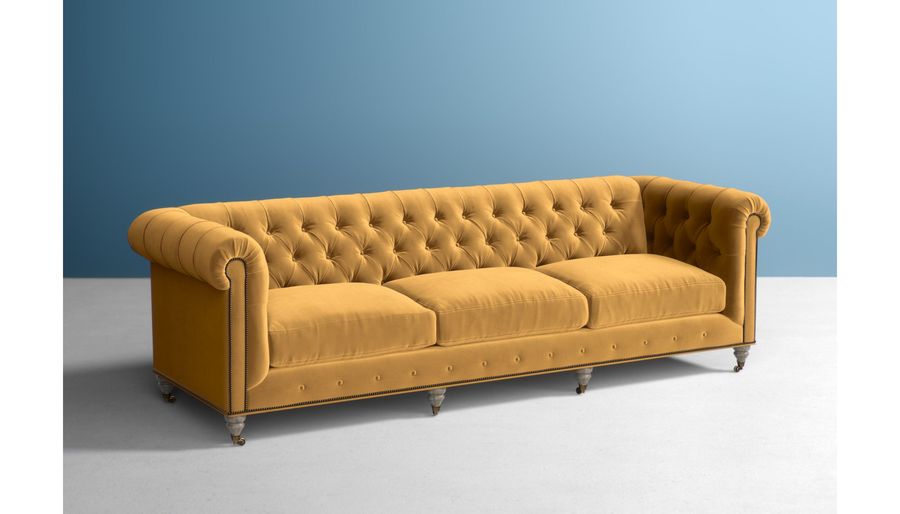 Lyre Chesterfield Three-Cushion Sofa added by cassidy hawkins