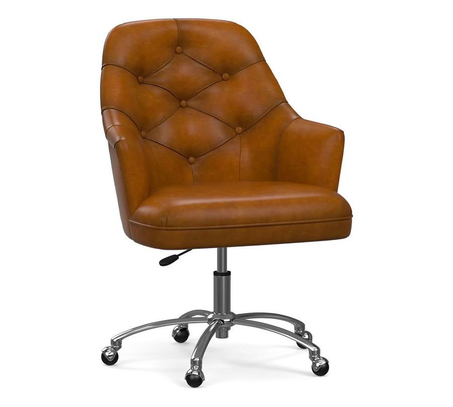 Everett Leather Swivel Desk Chair added by Katie Carpenter