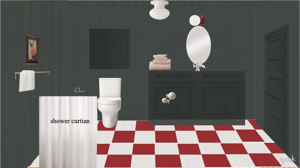 Bathroom Inspiration designed by Sara Charlesworth