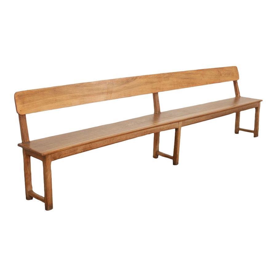 French 10’ Long Pine Bench added by Rochelle Bloom