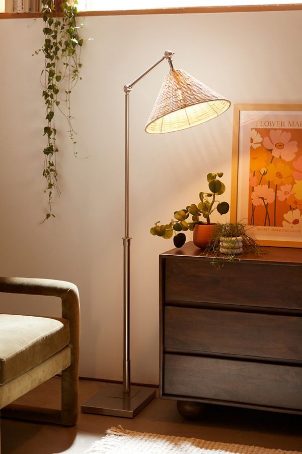 Irena Rattan Floor Lamp added by Katie Carpenter