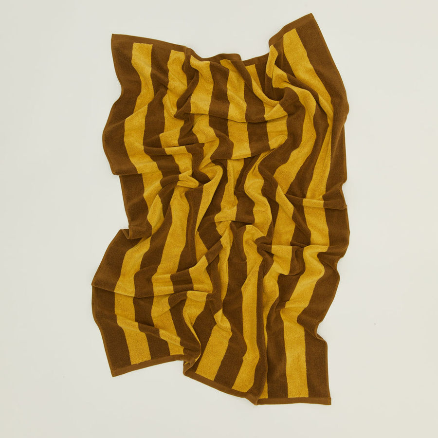 Simple Striped Terry Towel - Mustard/Bronze added by Miranda Caldwell