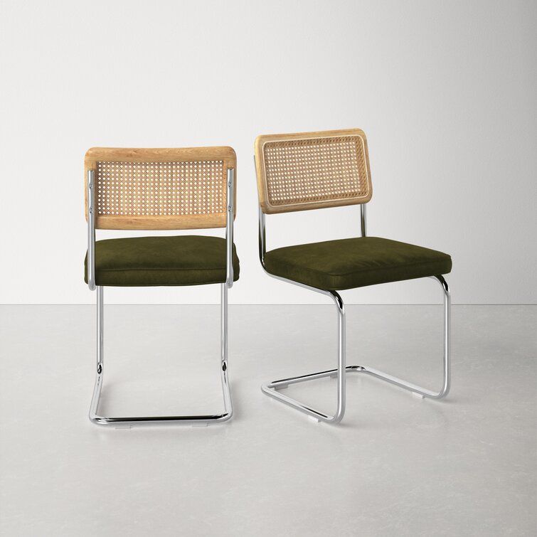 Chen Velvet Upholstered Dining Chair added by Natalia Coffee