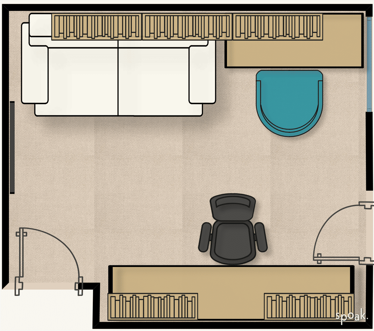 Library Plan designed by Amanda Squiassi Coffin