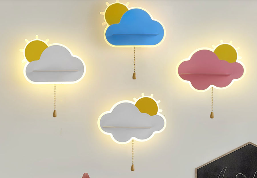 Child Cloud Wall Lamp added by Haus of Indigo