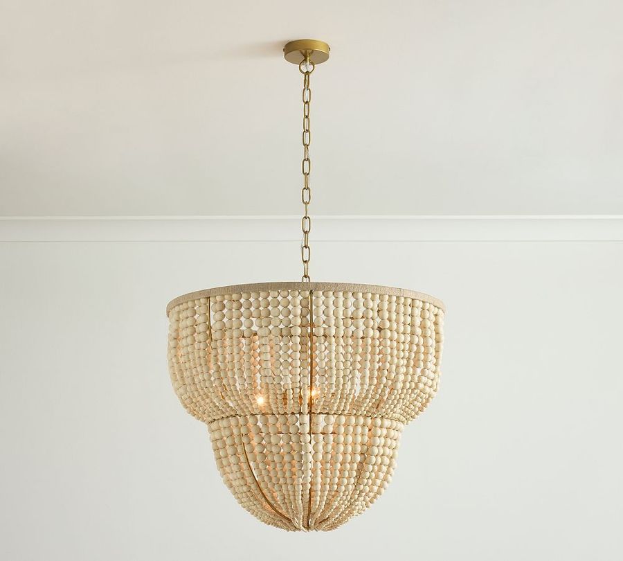 Bristol Wood Bead 2-Tier Chandelier added by Stephanie Northrop