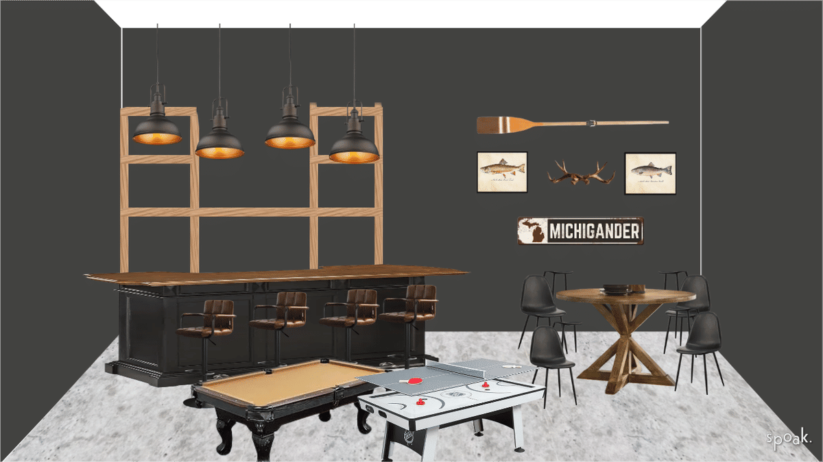 Game Room Ideas designed by Jamison Becker