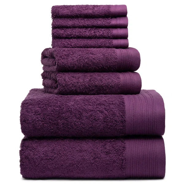  Doncia 8 Piece 100% Cotton Towel Set added by Caitlin Ackerman