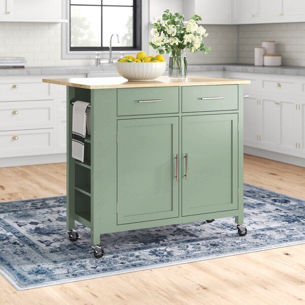 Allura 42'' Wide Rolling Kitchen Island added by Spoak Member