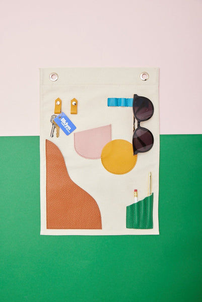 Small Wall Hanging Pocket Art - Colors added by Spoak 