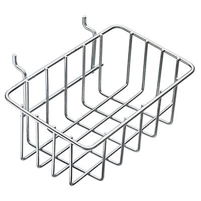 Pegboard Wire Basket - 8 3⁄8" Wide, Zinc-Plated added by Jessica Koczwara