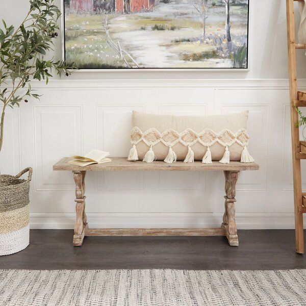 Bettrys Solid Wood Bench added by Sarah McNutt