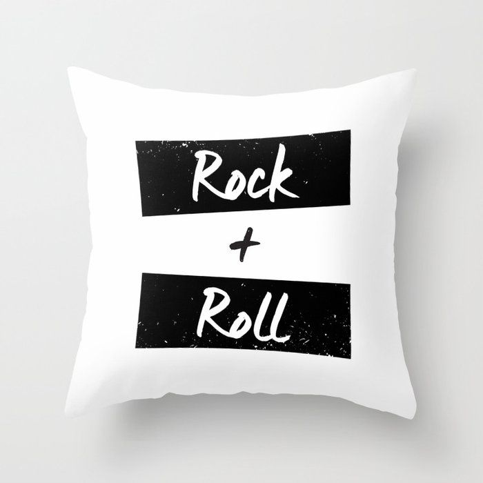Rock & Roll Throw Pillow by Wall Threads added by Tiara Russell