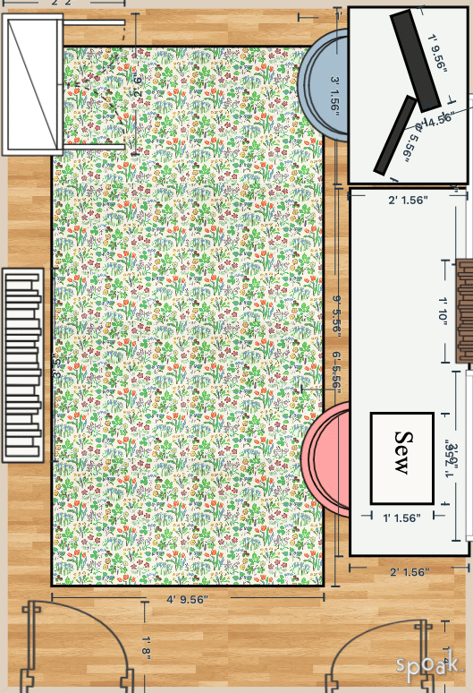 Office Floor Plan designed by Stephanie Church