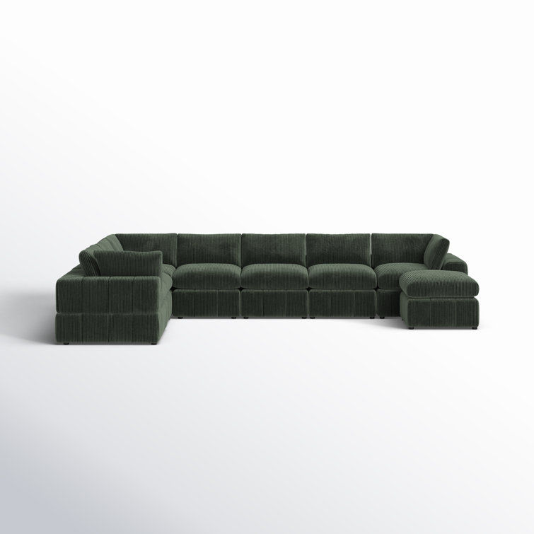 Aneea 8 - Piece Corduroy Sectional added by Erica Ramon