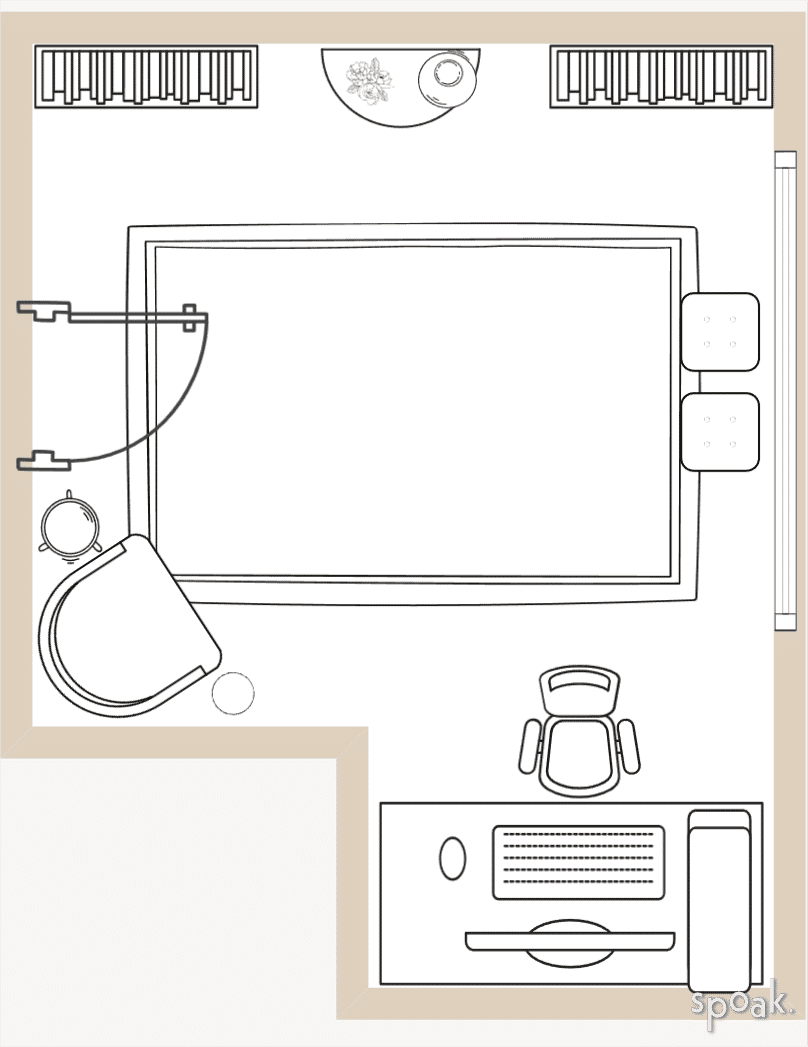 Library Layout designed by Where The Heart Is Designs