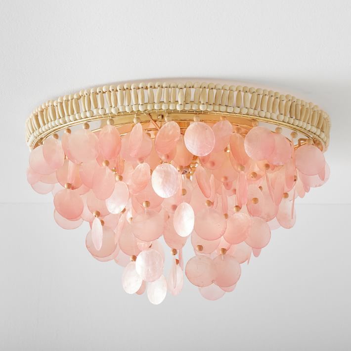Blush Ombre Capiz Flushmount added by Stacy Ward