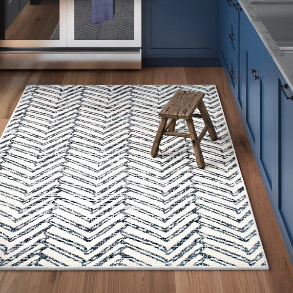 Lorelai Geometric Area Rug in Blue 7'x9' added by Matthew Bunker
