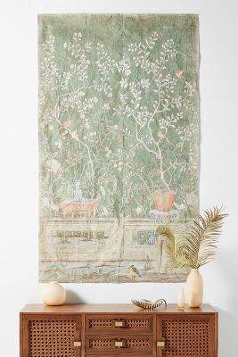 Birds and Potted Tree Tapestry added by Grace Zodikoff