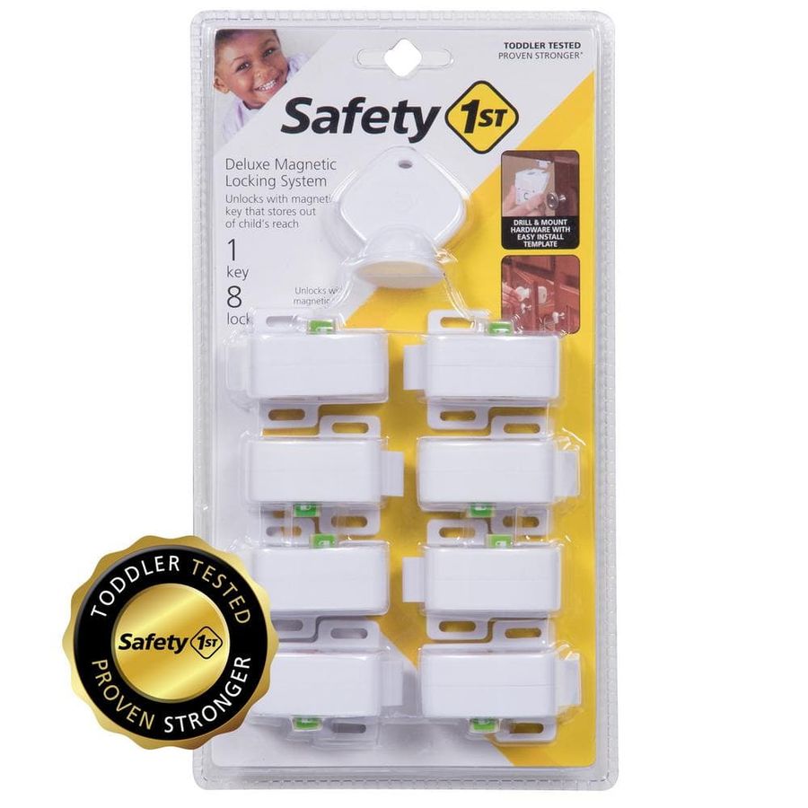 Safety 1st Magnetic Locking System Complete (9-Piece) HS133 - The Home Depot added by Emily Monsees