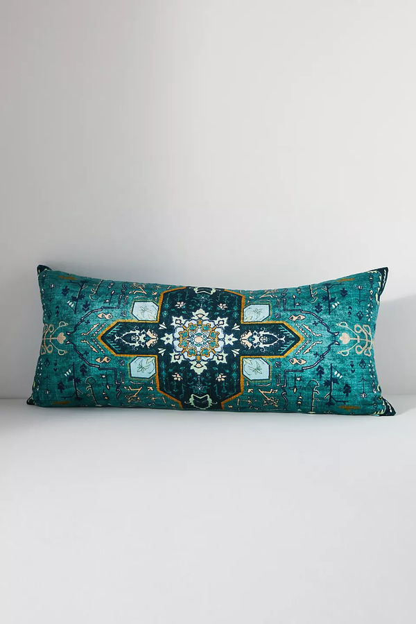 Mina Velvet Pillow Teal 12x27 added by Virginia Bennice