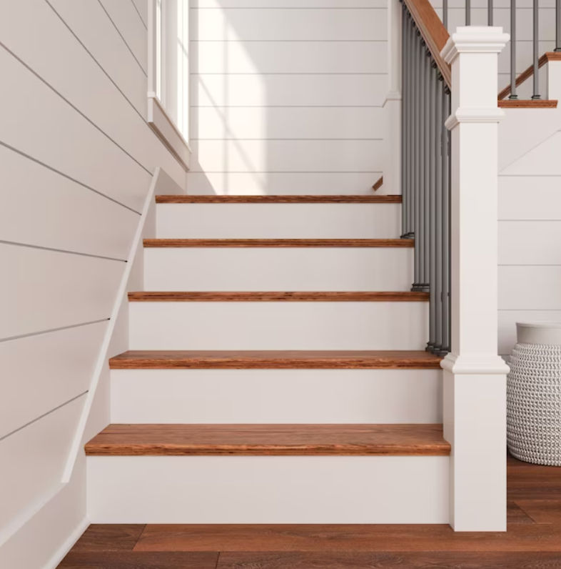 RetroTread 42-in x 11.5-in x 0.625-in Unfinished Wood Red oak No return Bullnose Stair Tread added by Natasha Antonioni