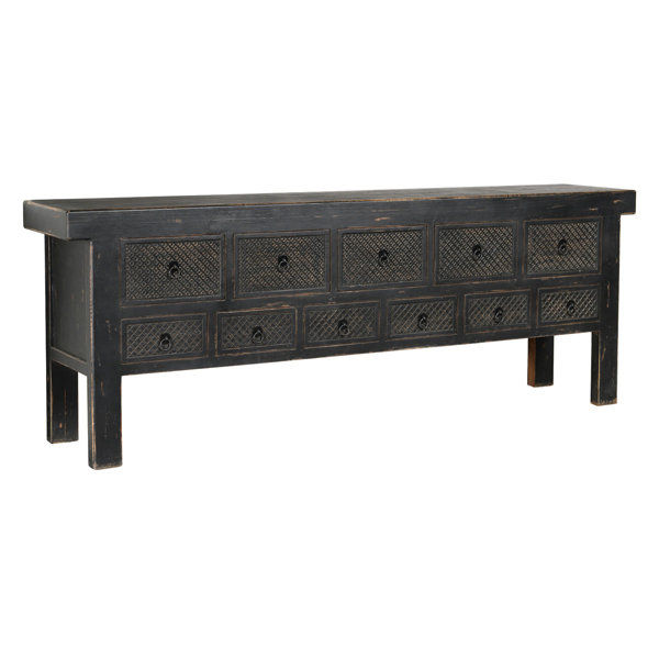 Lahey 93'' W Solid Wood Console Table added by Kelly Semerene