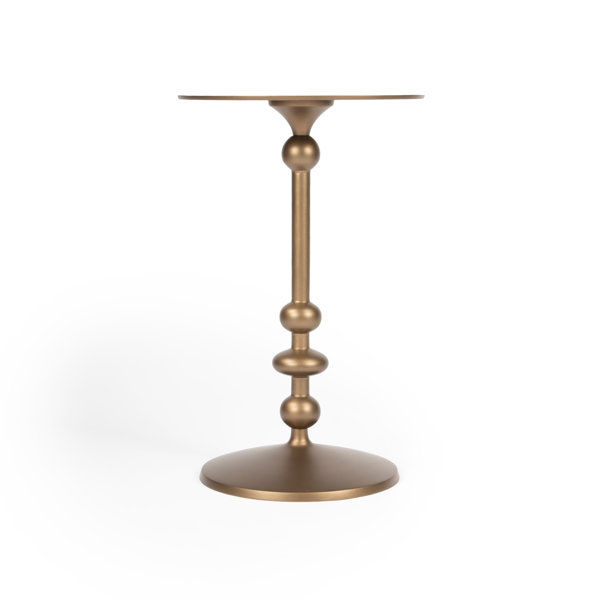 Gordy Aluminum Pedestal End Table added by Morgan Hatch