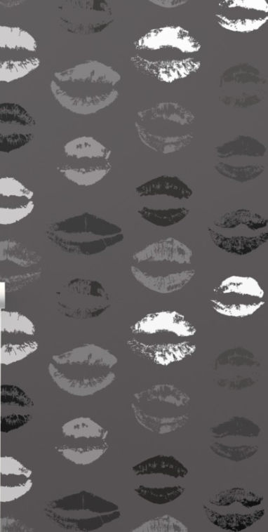 JUMBO | Kisses - grayscale color way Wallpaper byrosav_design added by Lauren Houston