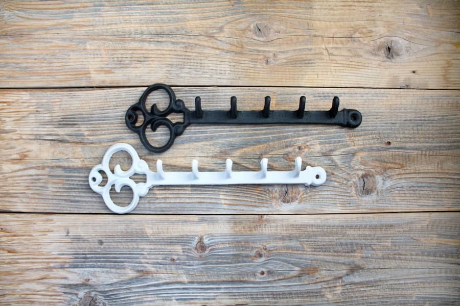 Key Rack  Cast Iron Key Holder for Wall - Etsy added by Stephanie Northrop