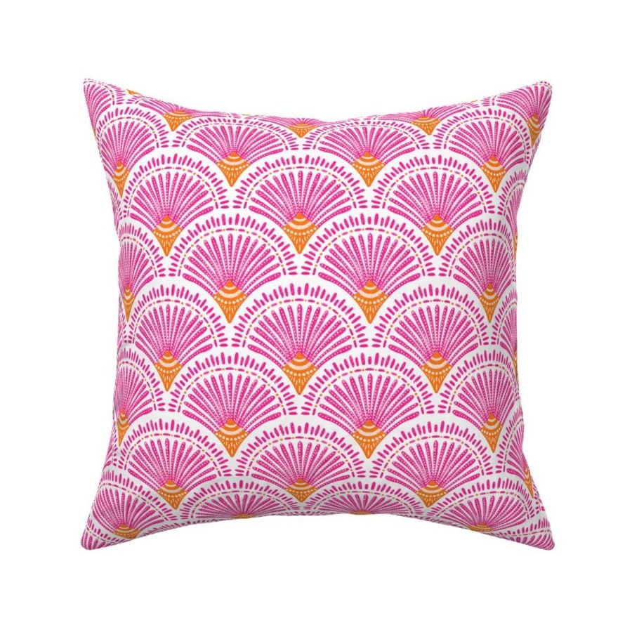 Hot Pink Arches Throw Pillow  Happy Boho Deco by Aliceandida - Etsy added by Bailey Spangler