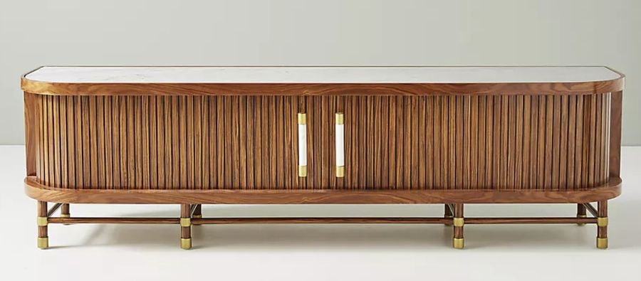 Deluxe Tambourd Media Cabinet  added by dion banville