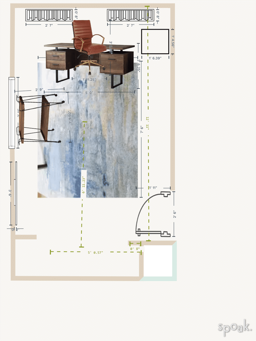 Library Plan designed by Lindsey Halloran