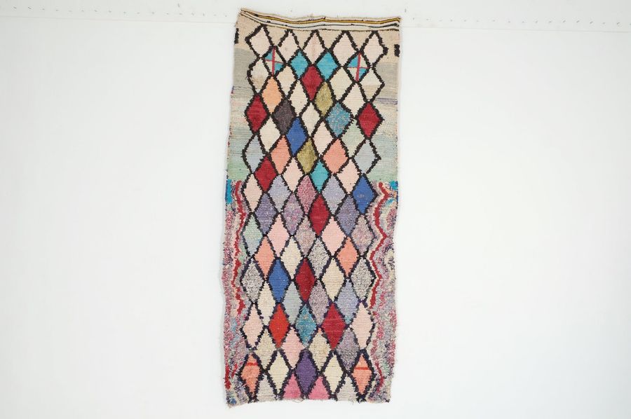 Boucherouite Rug 7.28 Ft X 3.37 Ft  Moroccan Rugs  Moroccan - Etsy added by Melanie Thomas