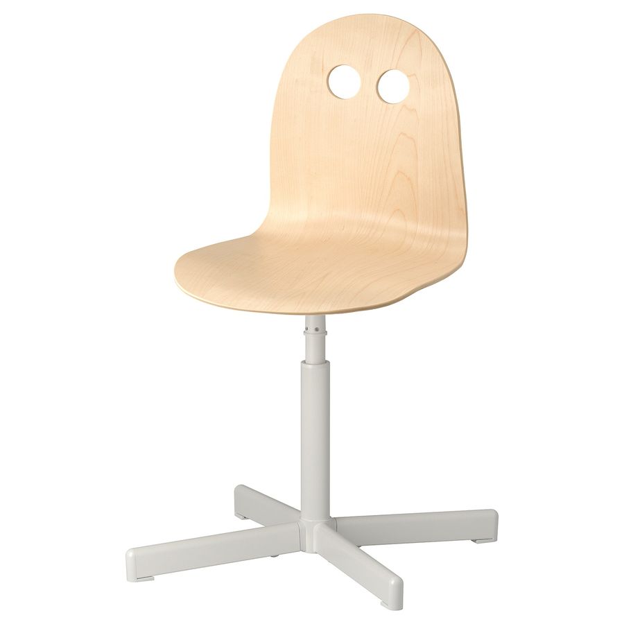 VALFRED / SIBBEN Child's desk chair, birch/white - IKEA added by Jenn Piovan