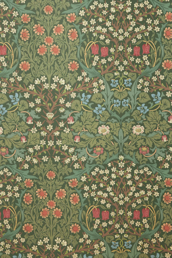Morris & Co. Blackthorn Wallpaper added by Bethesda Home Stylist