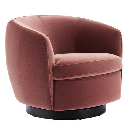 Marcy Upholstered Swivel Barrel Chair | Joss & Main added by Hannah McKernan