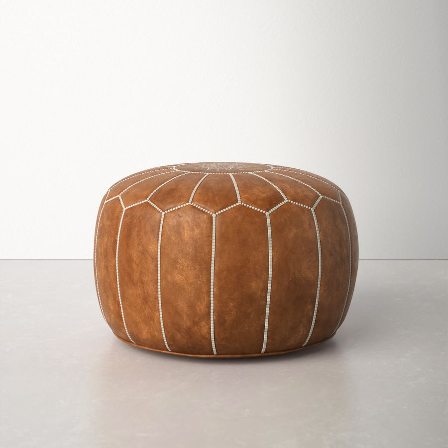AllModern Richard 20" Wide Round Floral Pouf Ottoman & Reviews | Wayfair added by Alyse M Butler